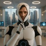 【フリー素材】未来でバカ売れ中！中身が人間なロボットスーツ